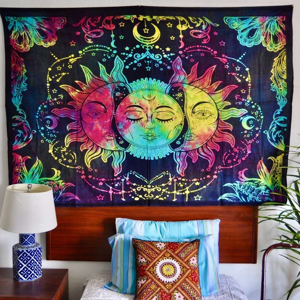 The sun and moon tapestry,wall decor,wall hanging